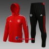Manchester United Training Windrunner Suit 2022-23 Punainen - Miesten